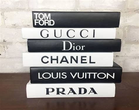 designer books chanel|Chanel ornamental books.